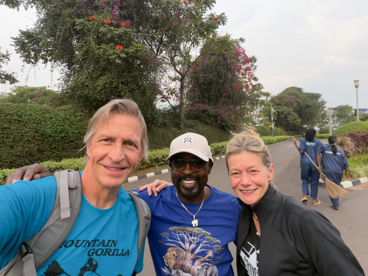 Welcome gathering with local hosts during a Rwanda tour